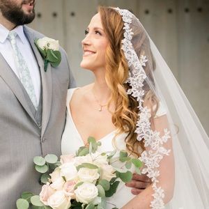 Cathedral length wedding veil